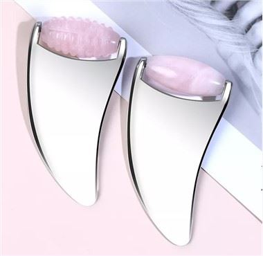 Jade Roller ja Gua Sha 2in1 Massager