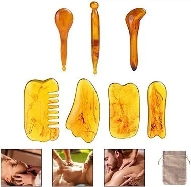 Vaigu Amber Gua Sha näoriistad