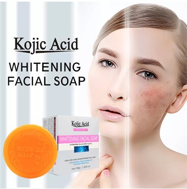 Kojic happe nahk valgendav seep